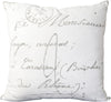 Surya Montpellier Classical French Script LG-512 Pillow 22 X 22 X 5 Poly filled