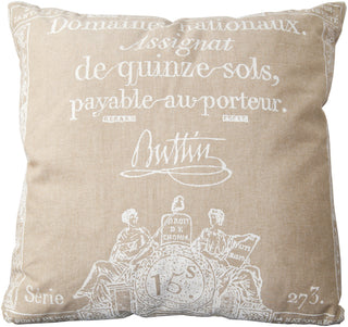 Surya Montpellier Facile French LG-519 Pillow 18 X 18 X 4 Poly filled