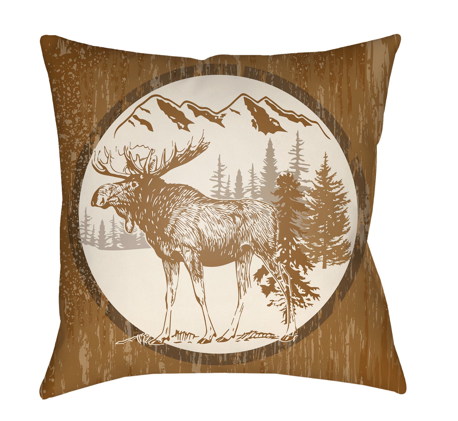 Artistic Weavers Lodge Cabin Moose Tan/Beige main image