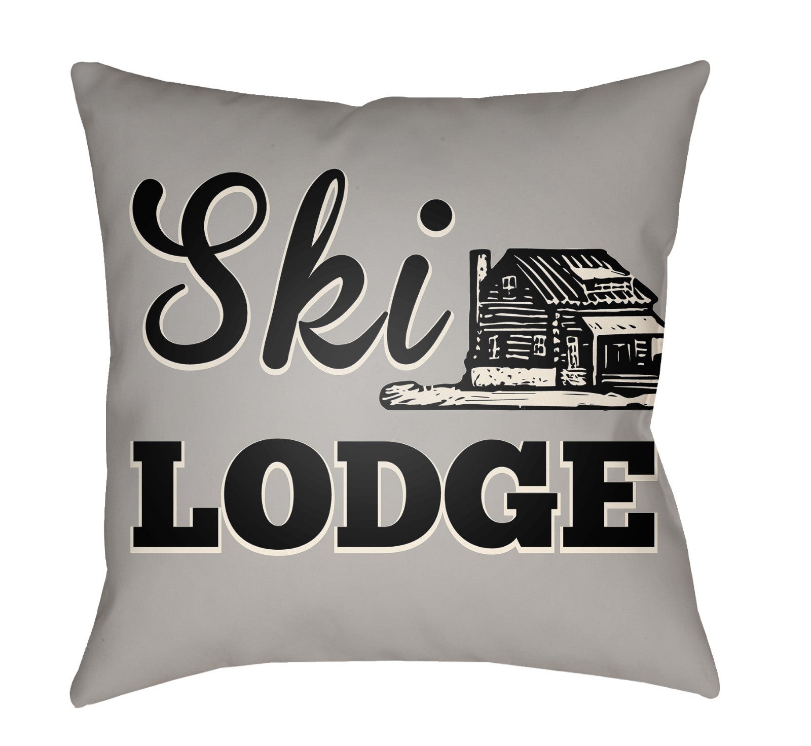 Artistic Weavers Lodge Cabin Ski Light Gray/Beige main image