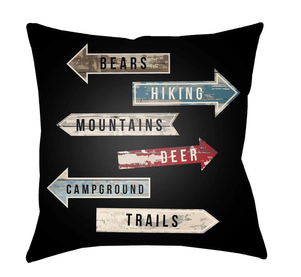 Artistic Weavers Lodge Cabin Compass Onyx Black/Beige main image