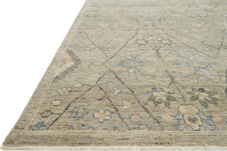 Loloi Legacy LZ-05 Stone Area Rug Round Image Feature