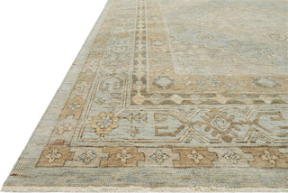 Loloi Legacy LZ-07 Sea/Stone Area Rug Round Image Feature