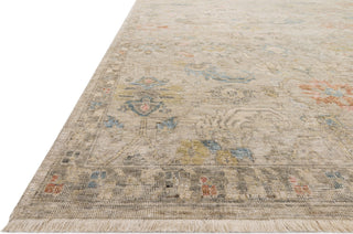 Loloi Legacy LZ-09 Oatmeal/Multi Area Rug Round Image Feature