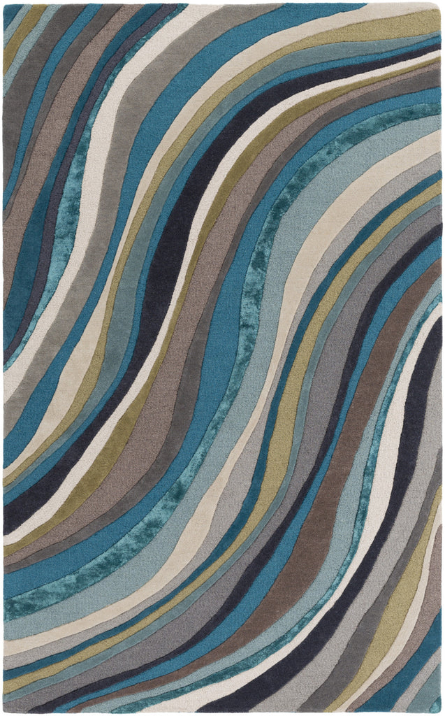 Artistic Weavers Lounge Carmen Aqua Multi Area Rug main image