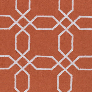 Surya Lagoon LGO-2008 Burnt Orange Hand Woven Area Rug Sample Swatch