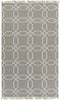 Surya Lagoon LGO-2012 Medium Gray Hand Woven Area Rug 5' X 8'
