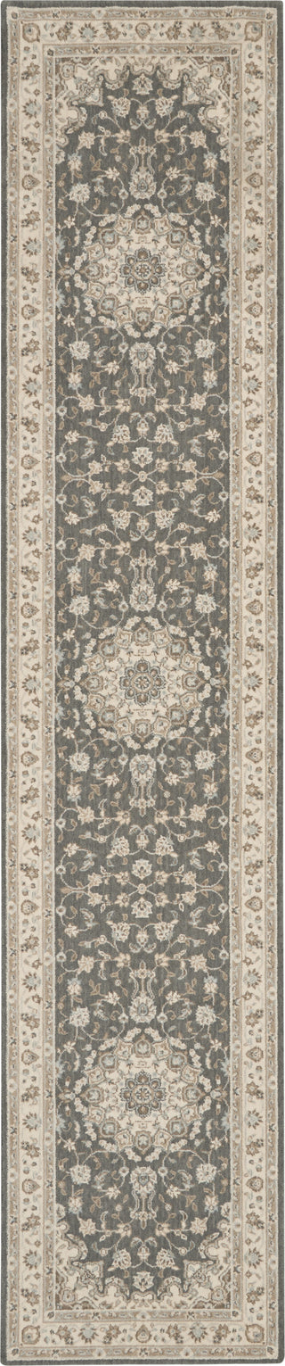 Nourison Living Treasures LI15 Grey/Ivory Area Rug Runner