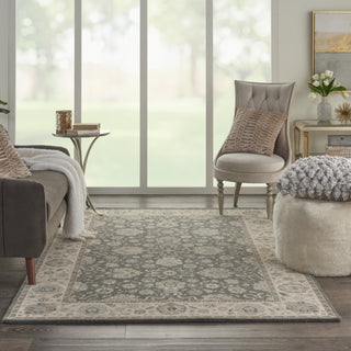 Nourison Living Treasures LI16 Grey/Ivory Area Rug