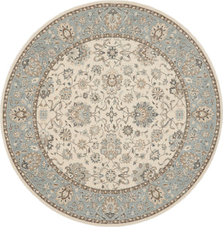 Nourison Living Treasures LI16 Ivory/Aqua Area Rug