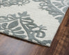 Rizzy Luniccia LI9514 Green/Grey Area Rug Corner Shot