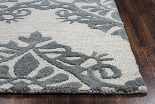 Rizzy Luniccia LI9514 Green/Grey Area Rug Edge Shot