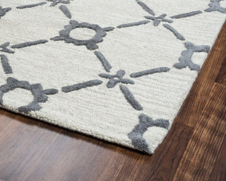 Rizzy Luniccia LI9515 Grey Area Rug Corner Shot