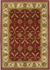 KAS Lifestyles 5468 Red/Ivory Agra Machine Woven Area Rug