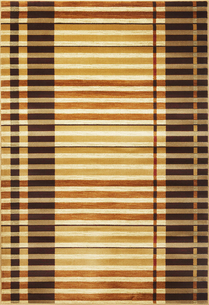 KAS Lifestyles 5475 Earthtone Stripes Area Rug main image