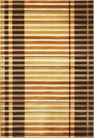 KAS Lifestyles 5475 Earthtone Stripes Area Rug main image