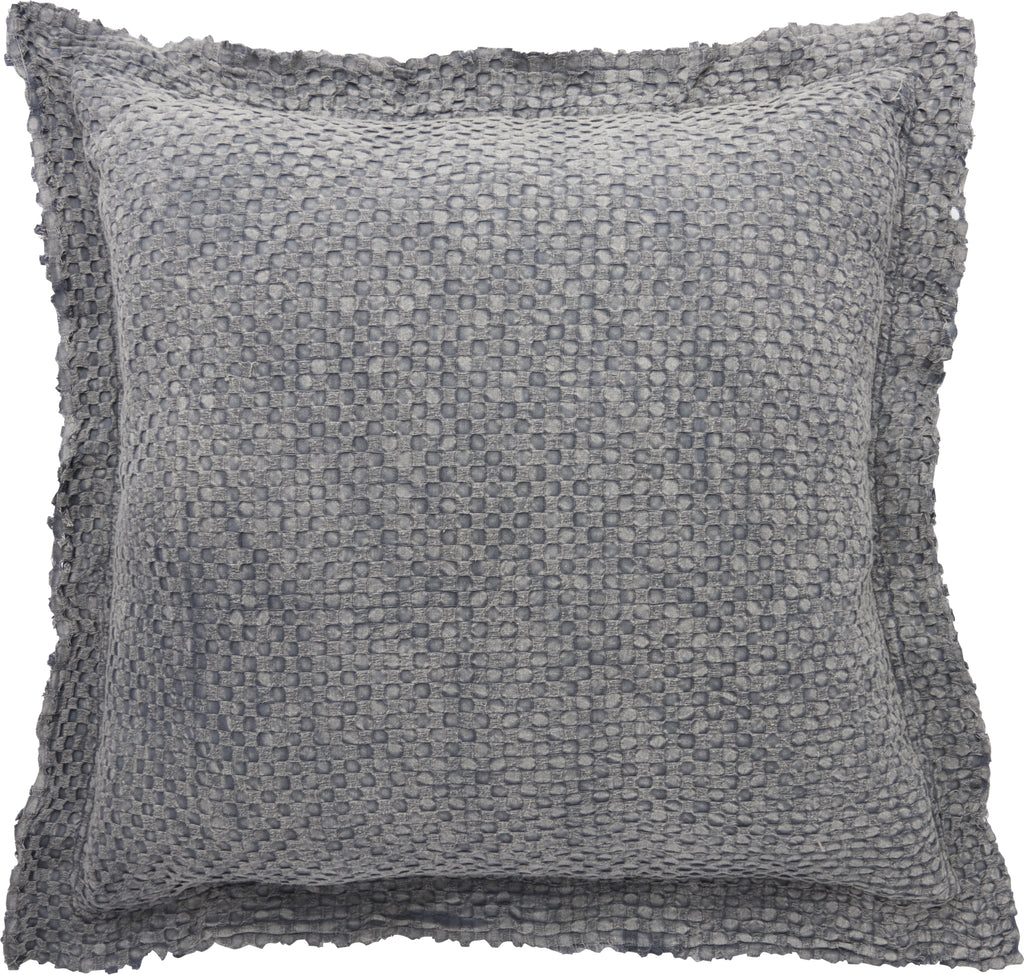 Nourison Life Styles Waffle Stonewash Grey by Mina Victory main image