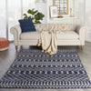 Nourison Life Styles Large Chevron Indigo by Mina Victory  Feature