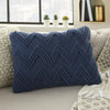 Nourison Life Styles Large Chevron Indigo by Mina Victory 