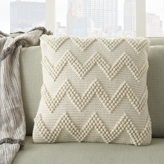 Nourison Life Styles LARGE CHEVRON Ivory by Mina Victory  Feature