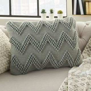 Nourison Life Styles Large Chevron Lt Grey by Mina Victory 