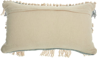 Nourison Life Styles Fringe Border Ocean by Mina Victory 