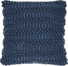 Nourison Life Styles Woven Stripes Navy by Mina Victory main image