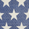 Nourison Life Styles Printed Stars Navy by Mina Victory 