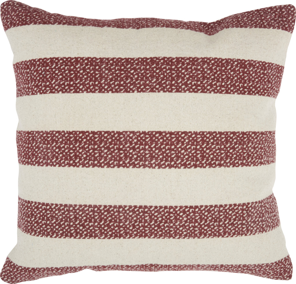 Nourison Life Styles Printed Stripes Red by Mina Victory main image