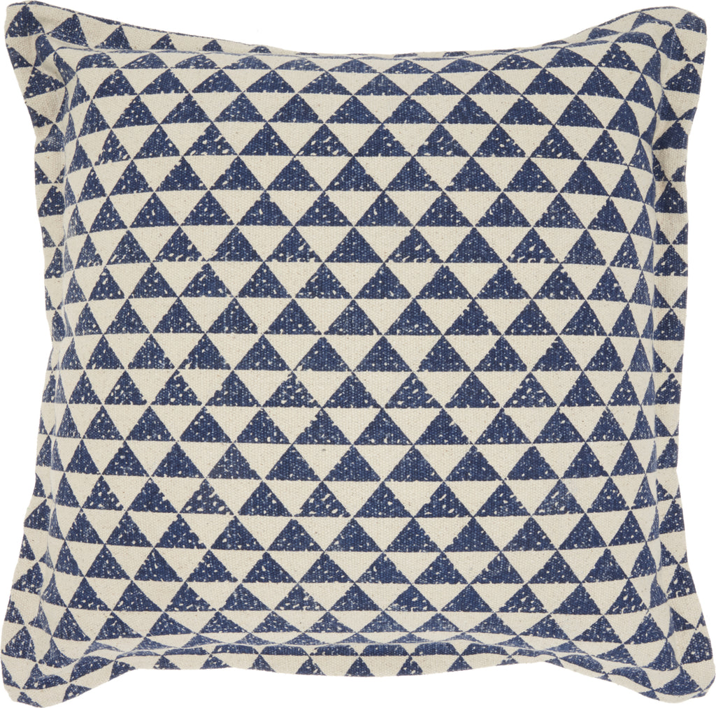 Life Styles Printed Triangles Indigo by Nourison main image