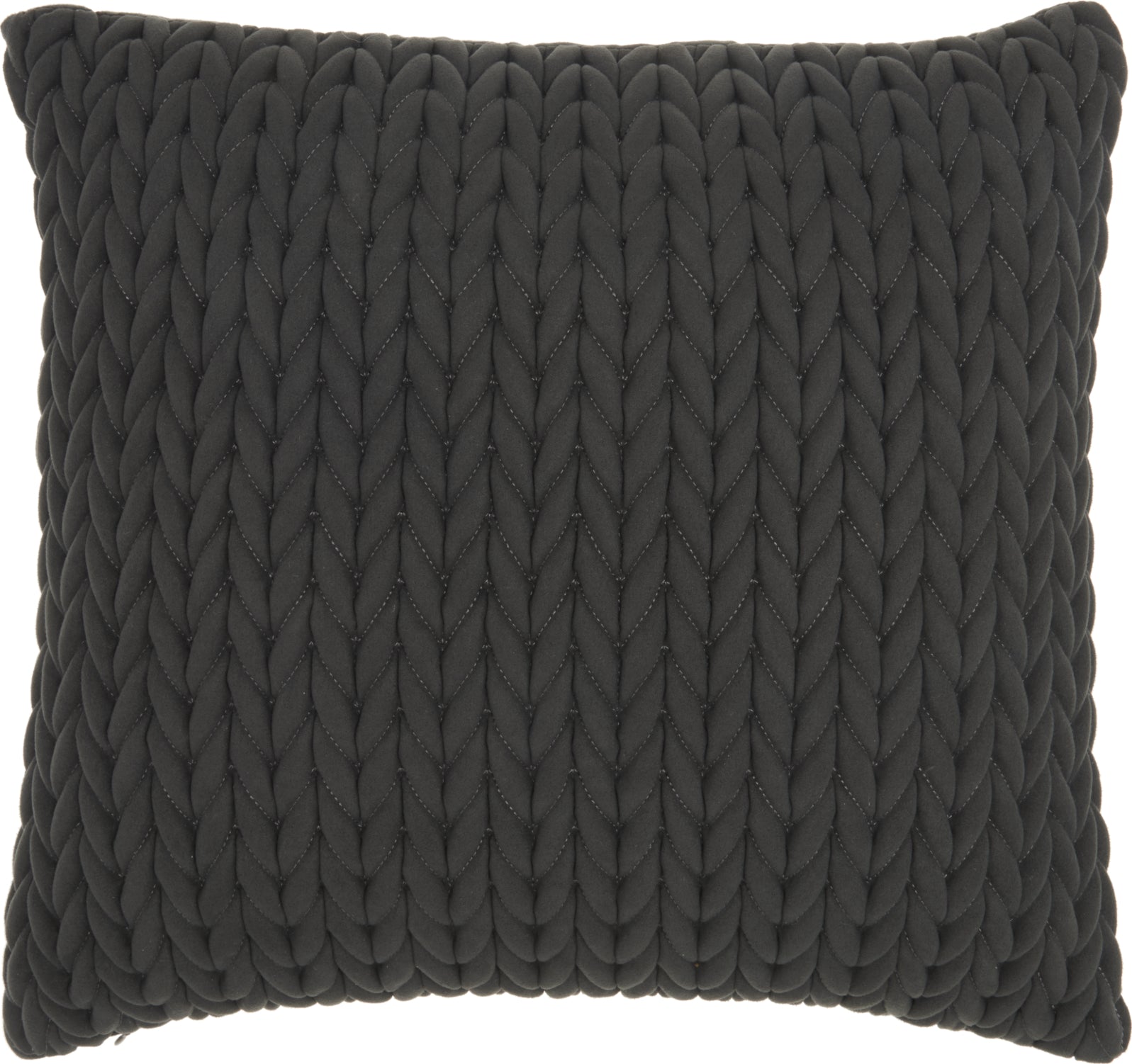 Life Styles Quilted Chevron Charcoal by Nourison main image