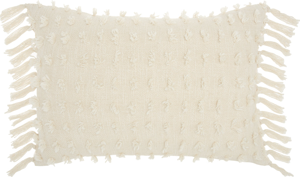 Nourison Life Styles Cut Fray Texture Cream by Mina Victory main image