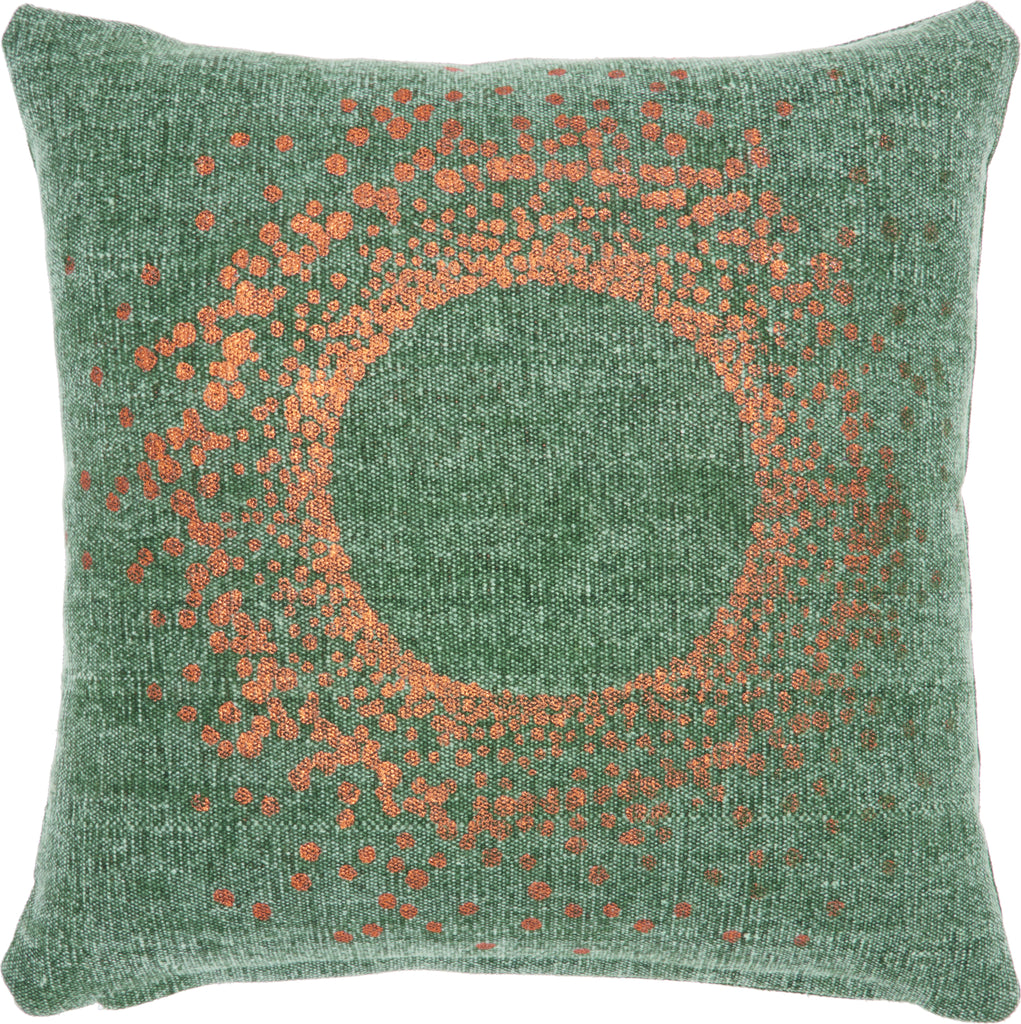 Nourison Life Styles Metallic Eclipse Green by Mina Victory main image