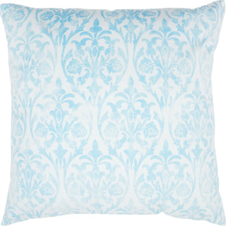 Life Styles Faded Damask Aqua by Nourison main image