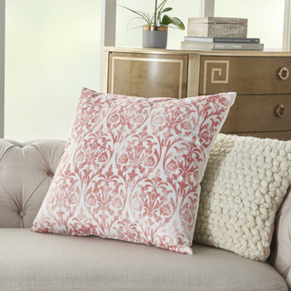 Life Styles Faded Damask Coral by Nourison 