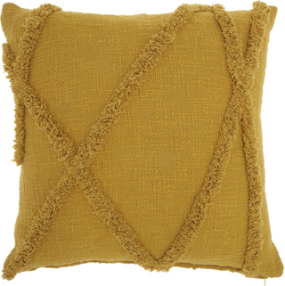 Life Styles Distressed Diamond Mustard by Nourison main image