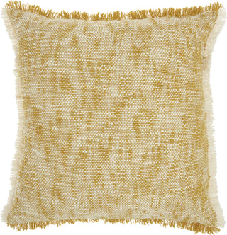 Life Styles Woven Fringe Mustard by Nourison 