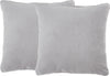 Life Styles Solid Velvet 2 Pack Grey by Nourison main image