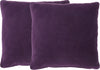 Life Styles Solid Velvet 2 Pack Purple by Nourison main image