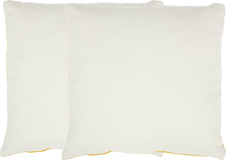 Life Styles Solid Velvet 2 Pack Yellow by Nourison 