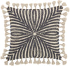 Nourison Life Styles Embroidered Burst Grey by Mina Victory main image