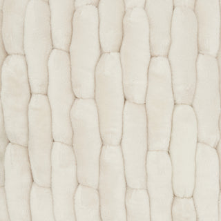 Nourison Life Styles Velvet Cobblestone Ivory by Mina Victory 