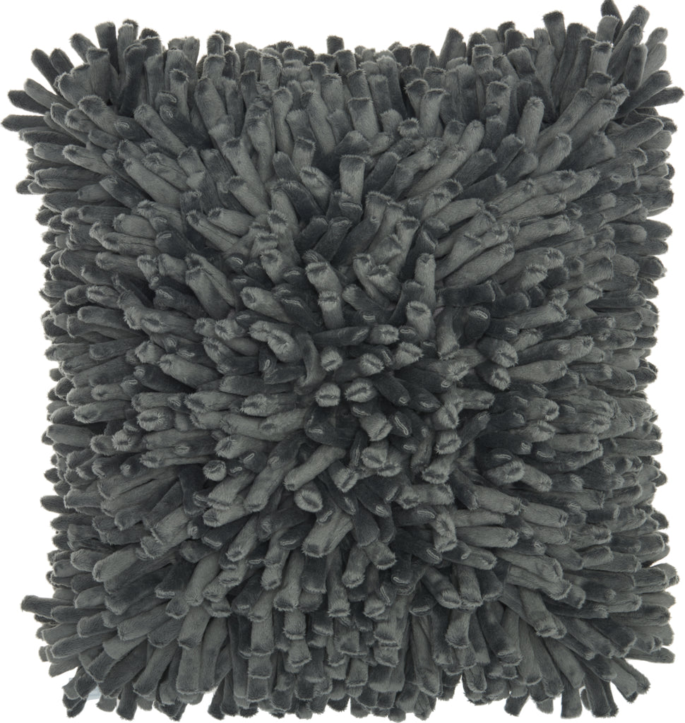 Nourison Life Styles Velvet Sponge Finger Dark Grey by Mina Victory main image