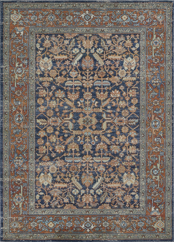 Momeni Lillihan LIH-1 Navy Area Rug main image