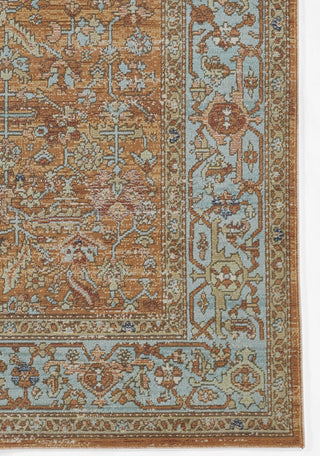 Momeni Lillihan LIH-1 Orange Area Rug Corner Image