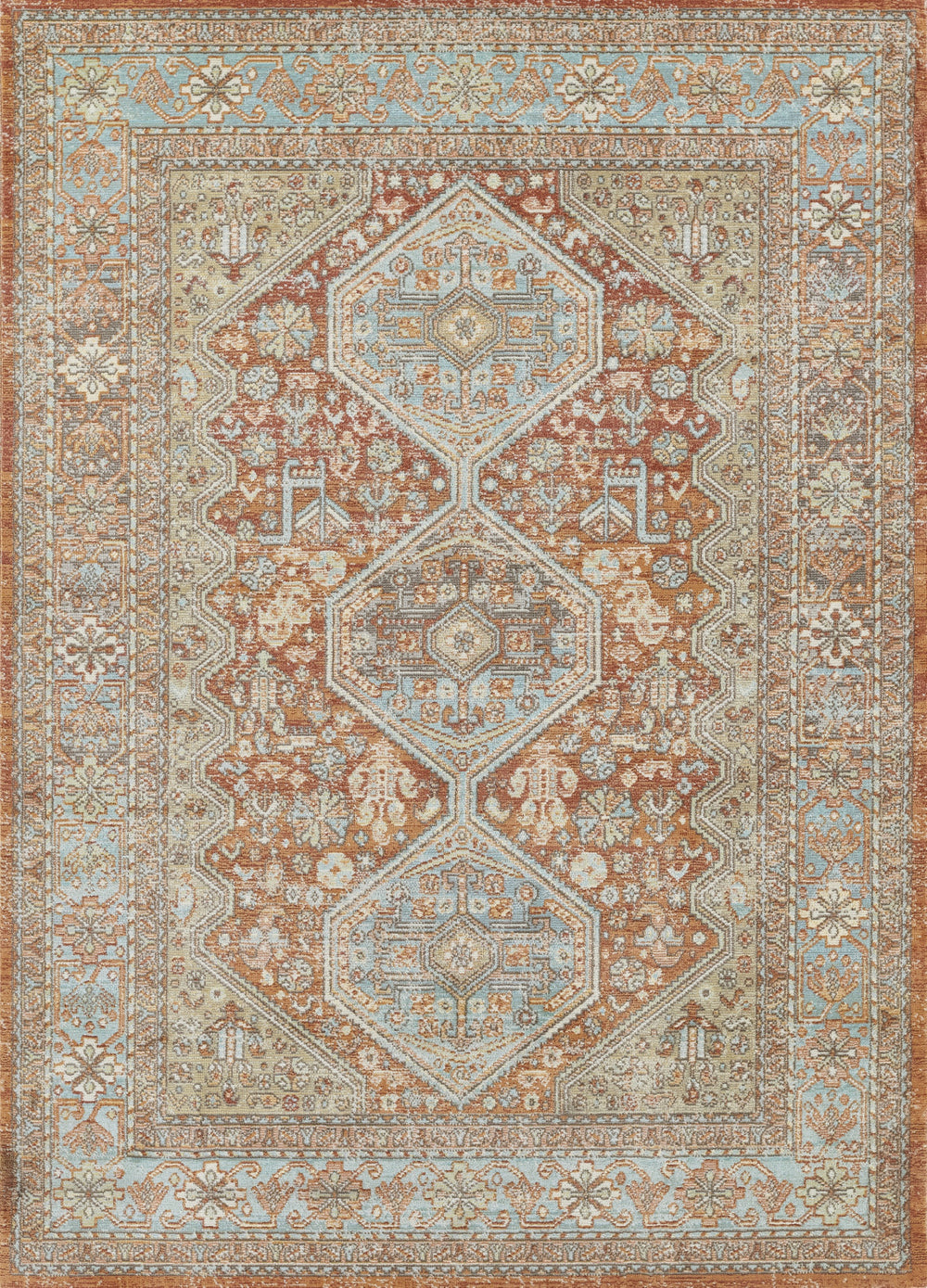 Momeni Lillihan LIH-2 Copper Area Rug