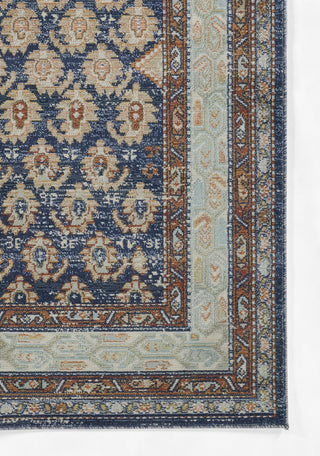 Momeni Lillihan LIH-4 Navy Area Rug Corner Image