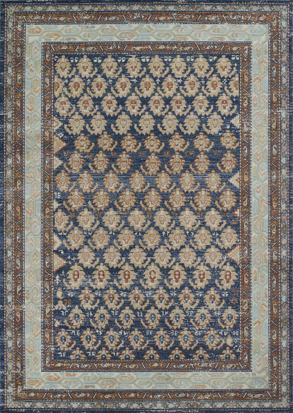 Momeni Lillihan LIH-4 Navy Area Rug