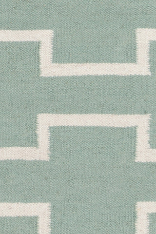 Chandra Lima LIM-25702 Blue/White Area Rug Close Up