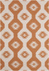 Chandra Lima LIM-25716 White/Orange Area Rug main image